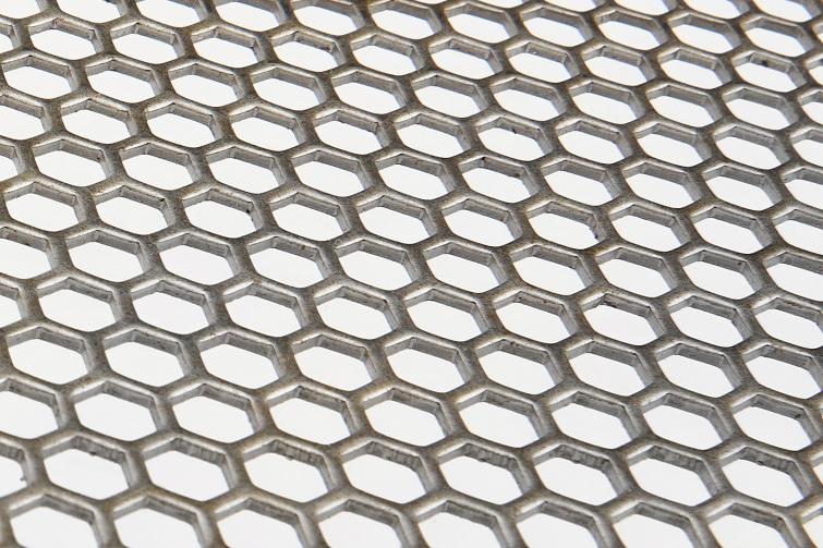 Ferrier Design Perforated
Pattern: 1/4" Hexagon
Material: Mild Steel (Unfinished) Ferrier Design Perforated
Pattern: 1/4" Hexagon
Material: Mild Steel (Unfinished)
